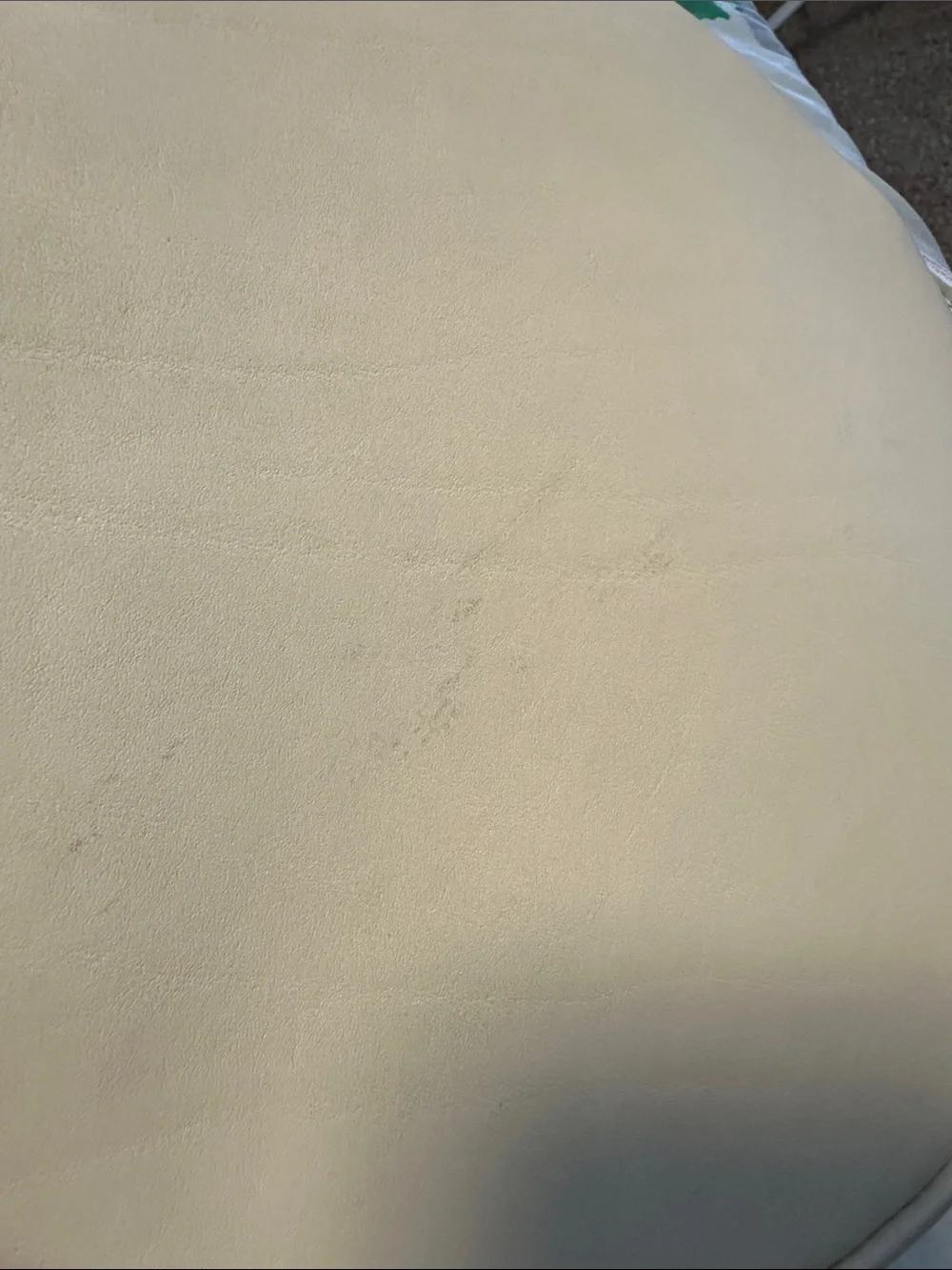 Portland Leather Beige Round Crossbody Bag